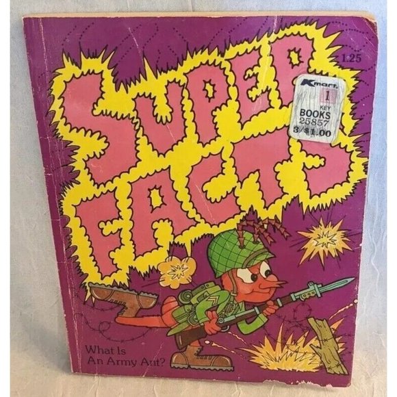 Super Facts What Is An Army Ant Moby Books Adelmans Childrens Illustrated Vtg - Picture 12 of 12